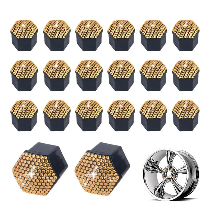 Valve Stem Caps Rust-Proof Tire Screw Covers Tire Caps 20PCS Universal Anti-Scratch Stem Covers For Suvs Trucks Bikes Cars