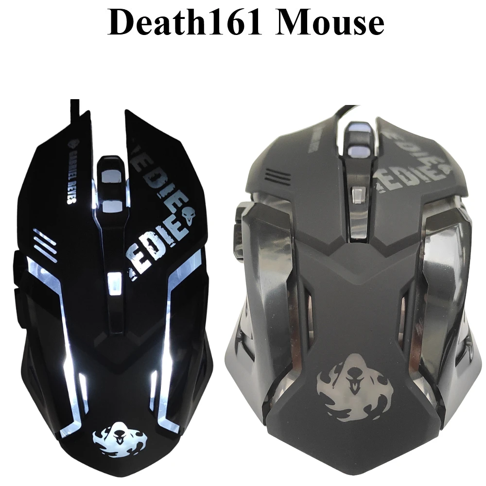 

Dedth161 Wired Mouse Game Office Pink Girls Light-emitting Competition Cute Wired Mouse for PC Laptop Tablet Mobile
