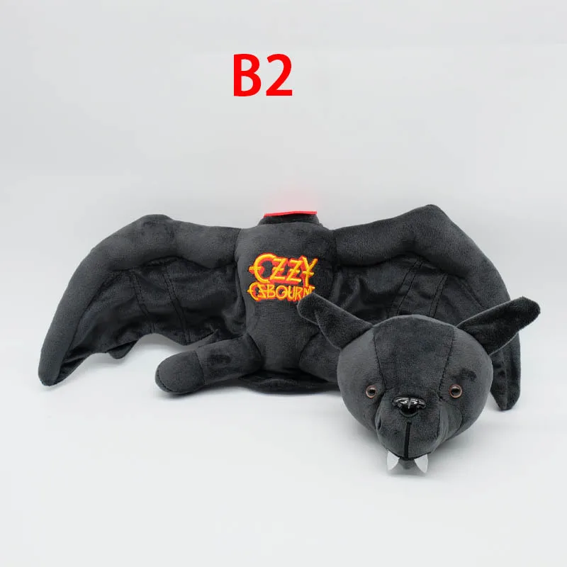 2025 ozzy osbourne bat pelúcia de volta ao início ozzy bat plushie macio recheado travesseiro boneca decoração brinquedo fãs memento presente