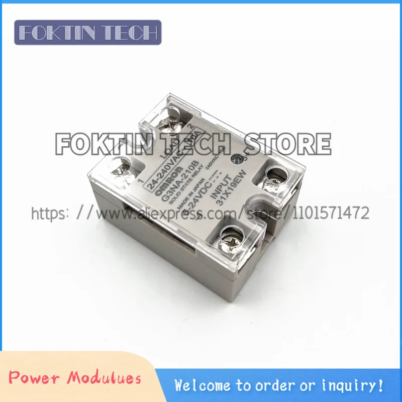 G3NA-210B DC5-24V SSR RELAY SPST-NO LOAD 24-240VAC 10A 5-24VDC INPUT G3NA210B