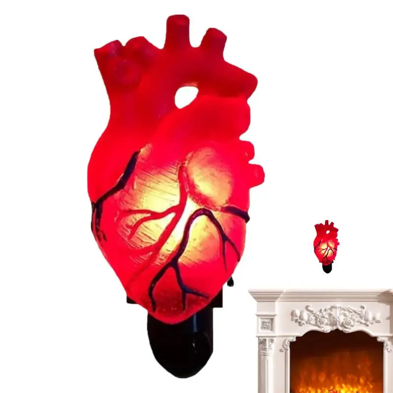 

Human Heart LED Light Horror 3D Wall Light Indoor Decorative Lamp Artistic Wall Decor Indoor Decorative Lamp