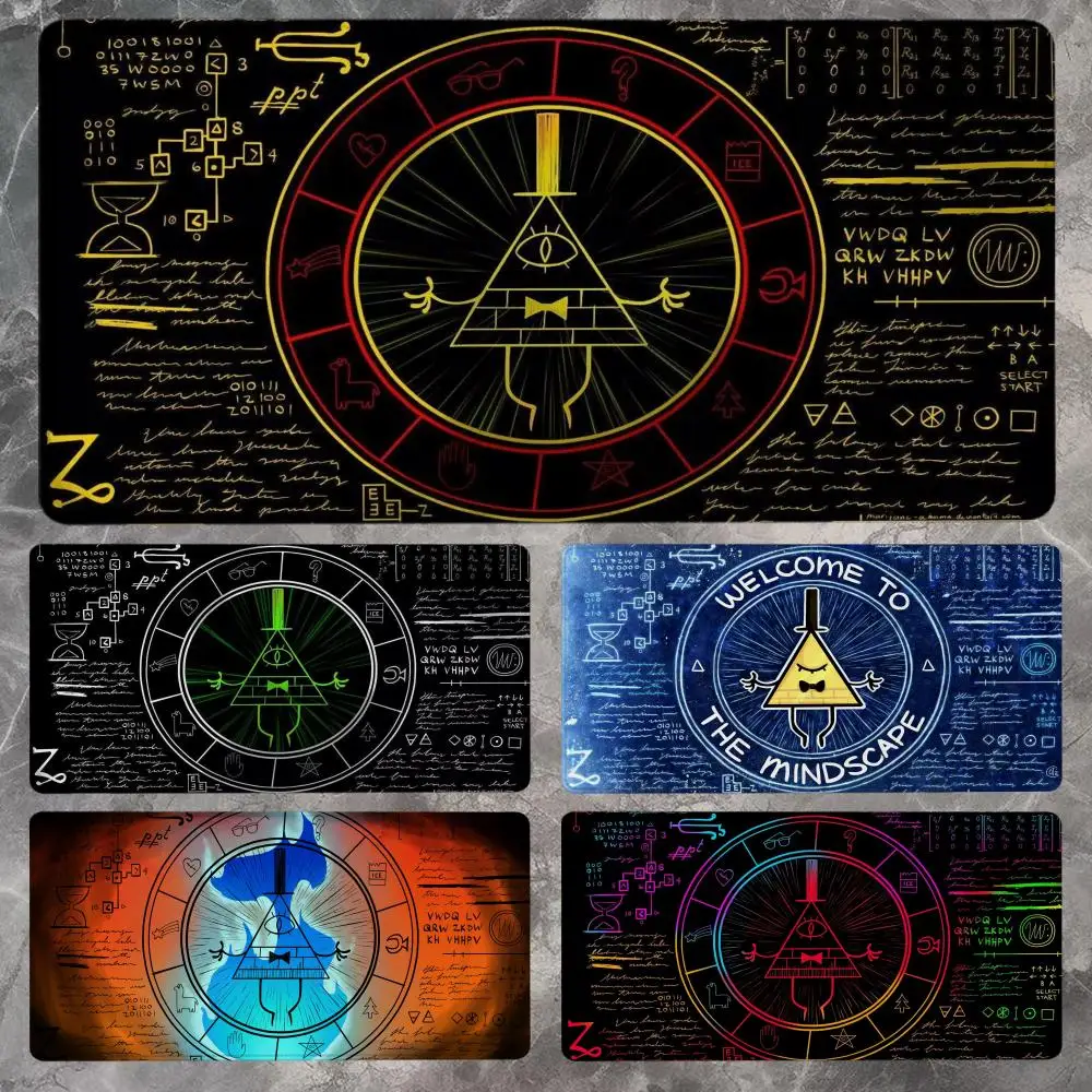 

G-Gravity Fall Mouse Pad 90x40CM Non-slip Gaming Mousepad Gamer E-Sports Mouse Mat Game Mechanical Keyboard XXL Desk Mat