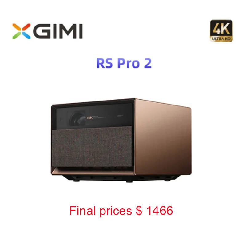 XGIMI RS Pro 2 4K DLP Projector 2200 ANSI Lumens 4G+128G Patented Audio Home Theater Chinese version