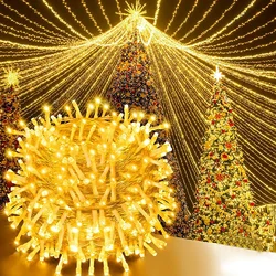 10M 50M 100M 500M Outdoor Christmas String Light Holiday Xmas Tree Fairy Light Garden Patio Wedding Party Decoration Garland