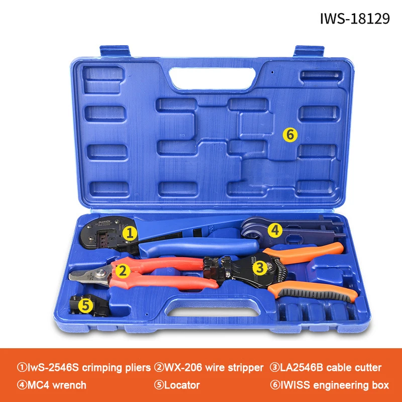 Photovoltaic Connectors Crimping Pliers Solar Terminal Crimping Tool Set
