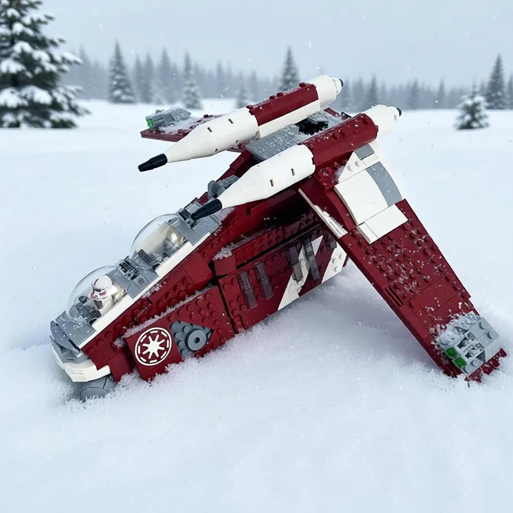 

MOC 1083 шт. блоки космическая война охранник оружие строительные блоки кирпичи игрушки для детей и взрослых день рождения фестиваль вечерние подарки