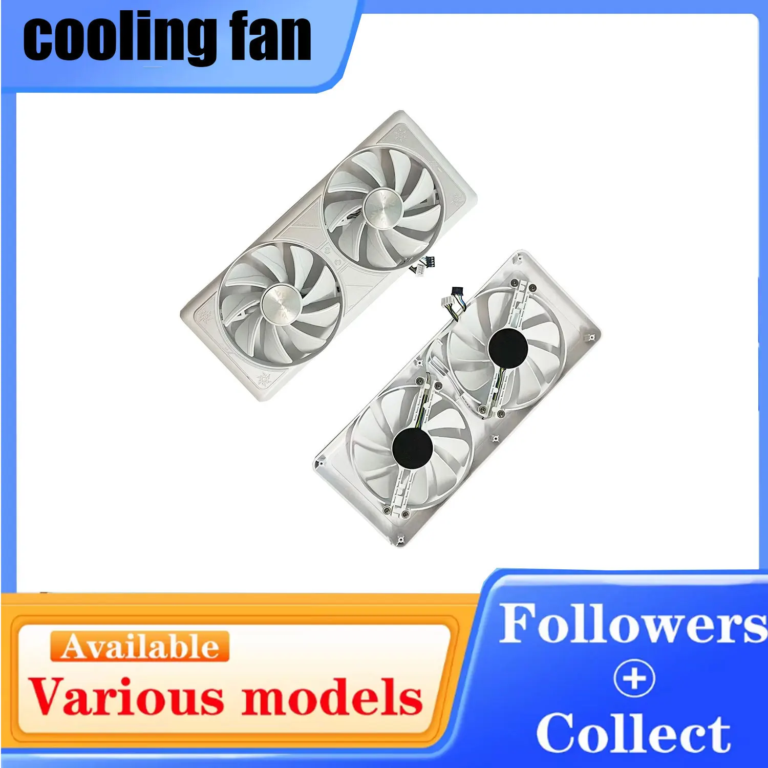 Brand new 90MM 4PIN RTX 4070 GPU cooler fan for  Gainward GeForce RTX 4070 SUPER Tuxue MINI graphics card replacement