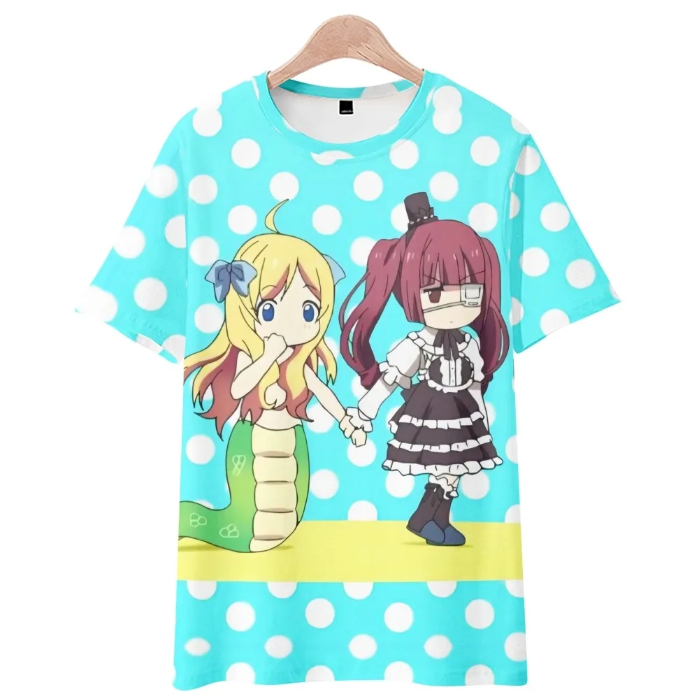 2022 3D Jashin-chan Dropkick X Anime Zomer T-shirt Nieuwe Vrouwen Mannen Zomer Korte Mouwen Fashion Tee