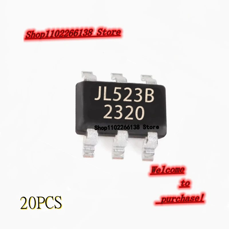 20PCS JL523B JL523 Single touch switch chip IC patch SOT23-6