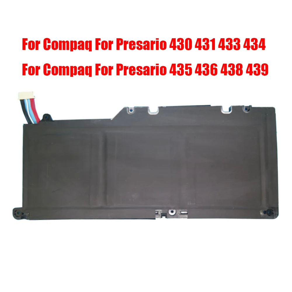 

Laptop Replacement Battery For Compaq For Presario 430 431 433 434 435 436 438 439 11.4V 4350mAh 49.59Wh 10PIN 7Lines New