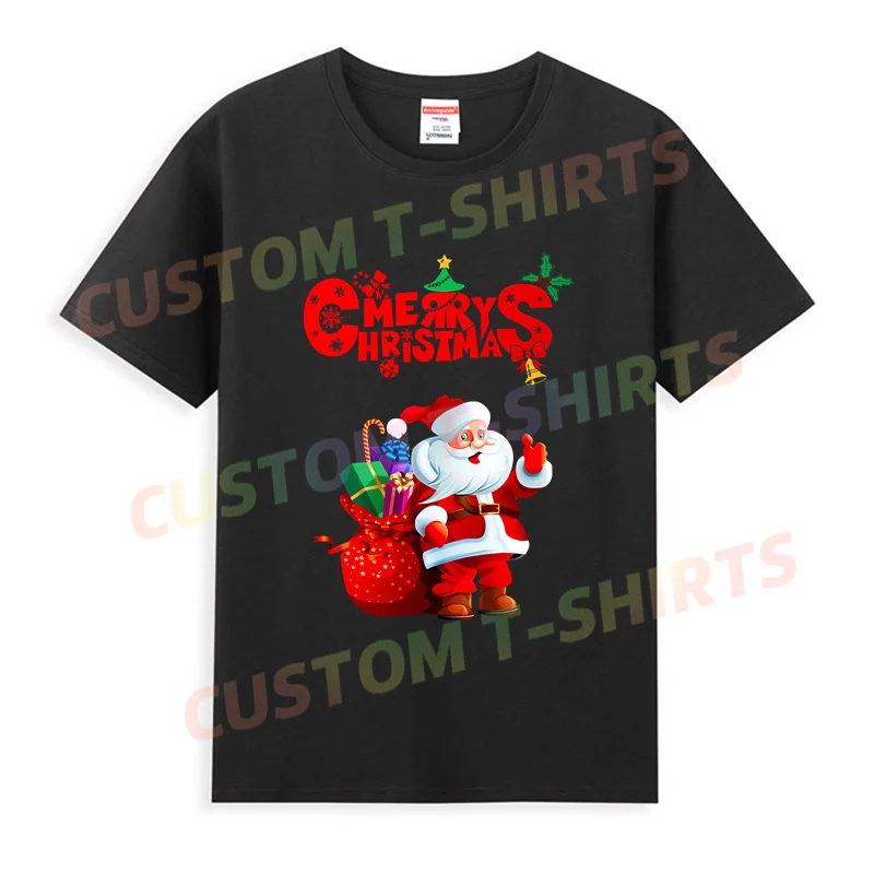 

Men Merry Christmas Santa Claus T-Shirt 2024 Funny Holiday Tee Xmas Gift