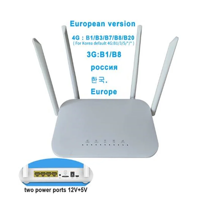 LC117 4G CPE router SIM card Hotspot CAT4 32 users RJ45 WAN LAN wireless modem LTE  wifi router