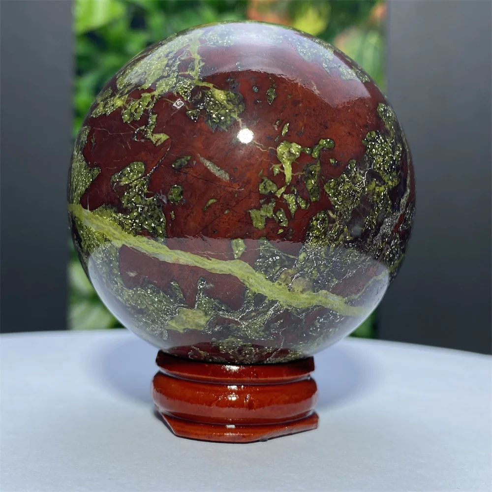 Natural Crystal Jasper Quartz Sphere,Dragon Blood Stone Ball, Home Decoration, Mineral Specimen, Raw Spiritual Meditation