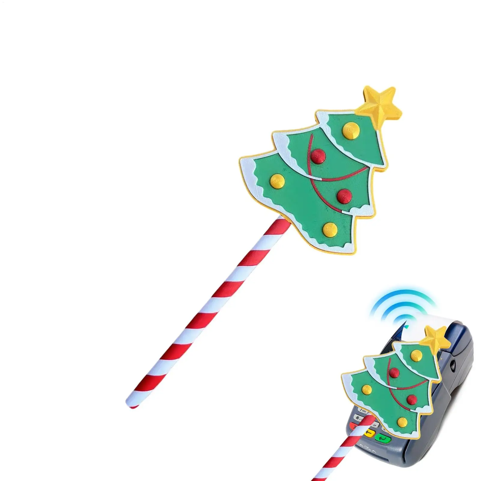 Christmas Tree/snowflake Shape Debit Card Holiday Stick Christmas Touchless Payment Magicc Wand Checkout Payment Stick