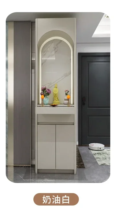 New Chinese Style Clothes Closet Altar Buddha Cabinet Household Minimalist Altar Bodhisattva Altar God of Wealth Display Cabinet