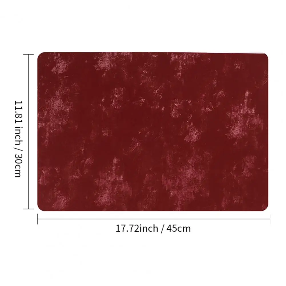 Reusable Placemats Heat Resistant Non-Slip Table Mats Wear-Resistant Stain-Proof Insulating Mats for Home Kitchen Dining Anti-Sc