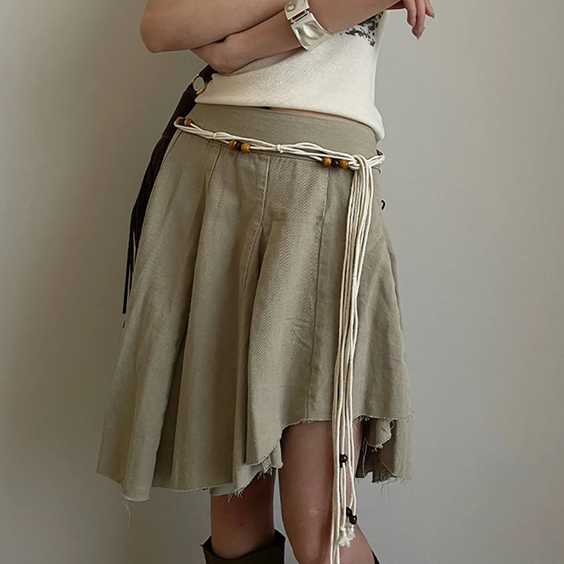 Rantai Pinggang Tenun Boho Modis untuk Wanita; Sabuk Gaun Gaya Etnik; Hadiah Bergaya dan Aksesori Pakaian.