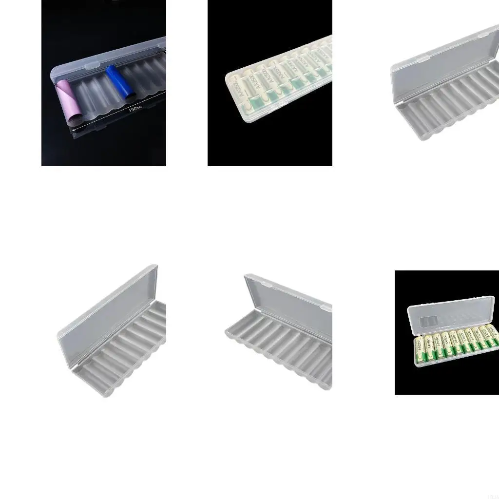 193A Protective Plastic Battery Case Visible Compartments for Quick Identification