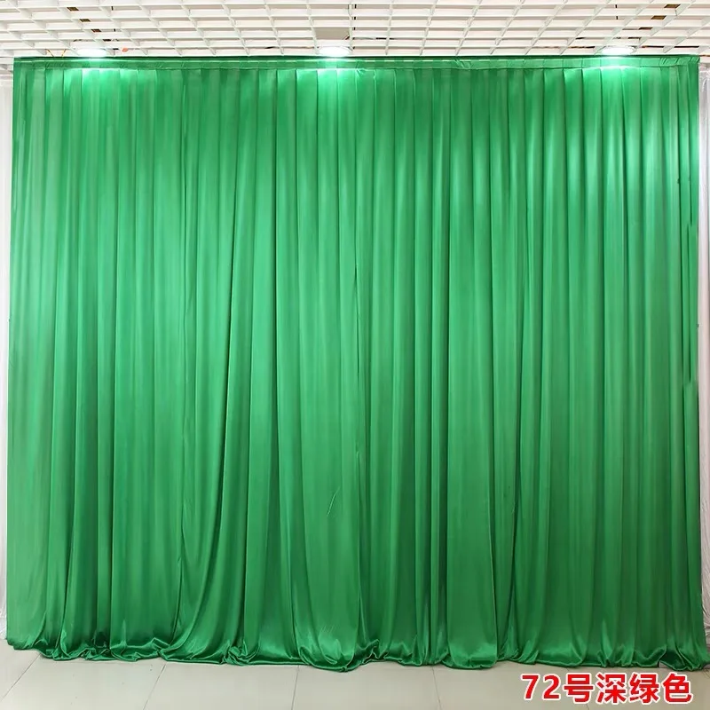 

3*6M Pure Simple White Backdrop Drapes Curtains Wedding Ceremony Event Party Photo Booth Ice Silk Fabric Stage Background Panels
