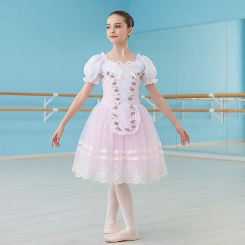 

New Women's Long Ballet Tutu Skirt Dress for Girls Swan Belly Dance Performance Clothing