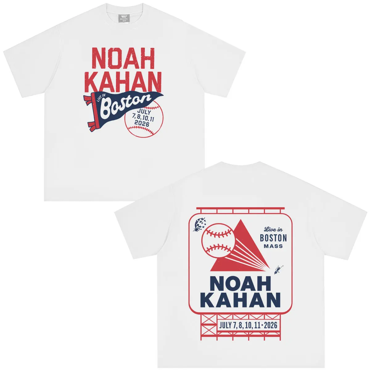 Noah Kahan The Great Divide Tour 2026 Merch Tees Men Women Fashion Hip-hop T-shirt Loose Casual Cotton Aesthetic Trend T-shirts