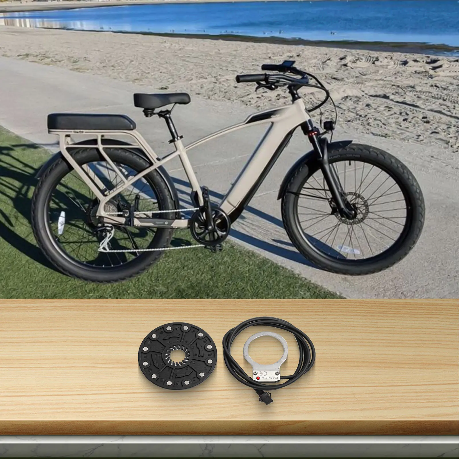 

Датчик педали для электровелосипеда, 12 магнитов, двойной Холл, правая сторона, система PAS, комплект с разъемом SM, запчасти для велосипедов