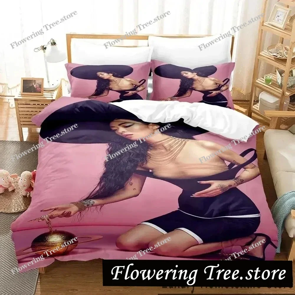 

3D Print Rina Sawayama Singer Bedding Set Duvet Cover Bed Set Quilt Cover Pillowcase Comforter king Queen Size Boys Adult