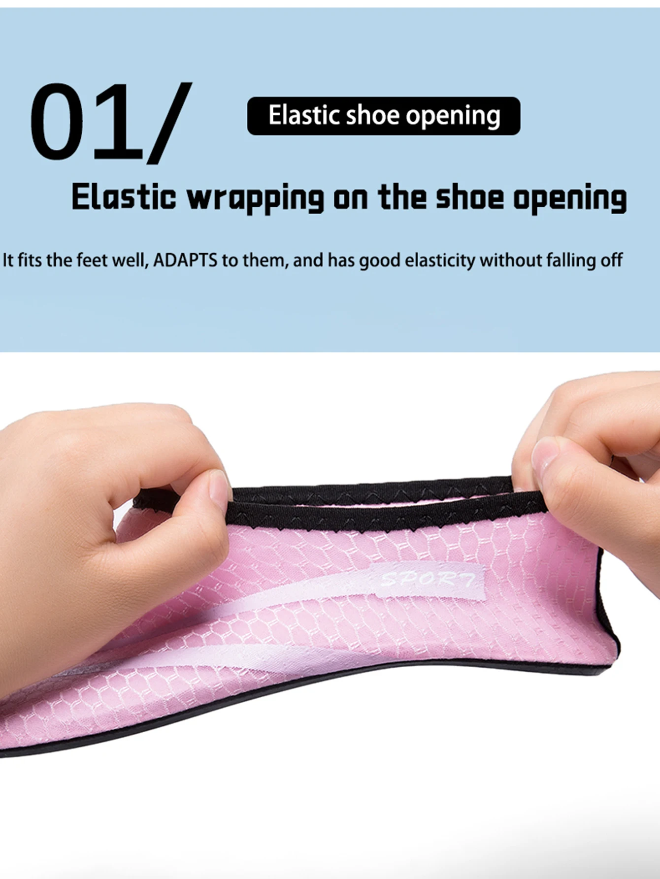 Pink Water Shoes Quick Dry Anti-slip Aqua Socks for Women Men Beach Swimming Yoga Surf Diving image 5