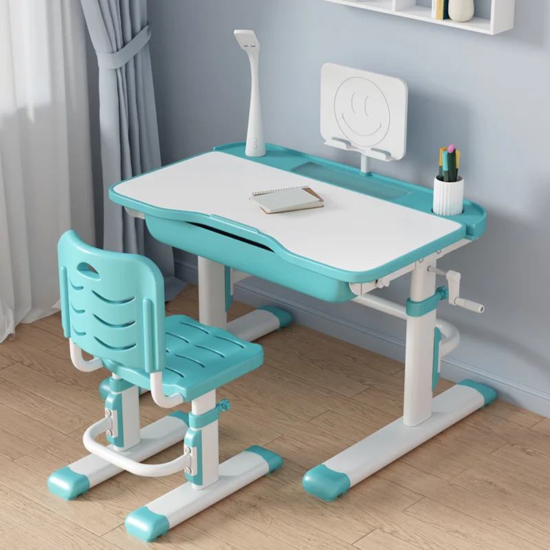 Children's Study Table Primary School Students Simple Writing Homework Desk Household Children's Desks and Chairs Lifting Table