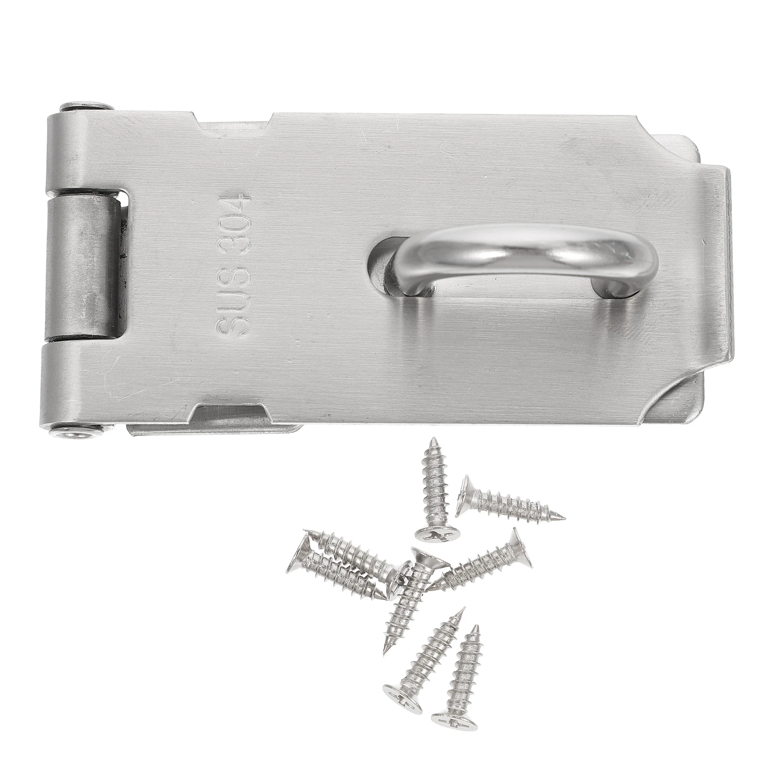

Stainless Steel Door Buckle Lock Clasp Latch Hardware Hasp for Home Office Drawer Cupboard Window