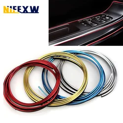 3D Car Interior Moulding Trim Car Moulding Decoration Flexible Strips Interior Auto Mouldings Car Cover Trim Dashboard Door Edge