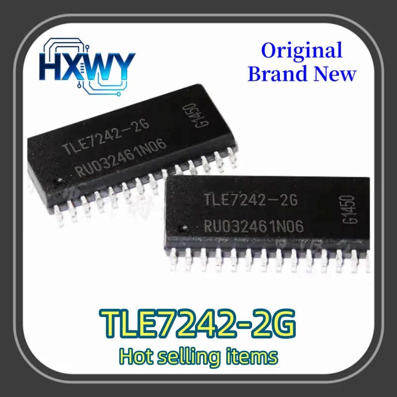 (5/50 pieces) TLE7242-2G TLE7242 SOP28 packaged PC board transistor driver chip IC, brand new and original.