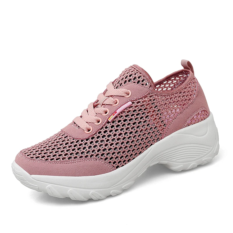 

Women's summer soft sole lazy shoes 2023 new mesh casual shoes women sports running shoes