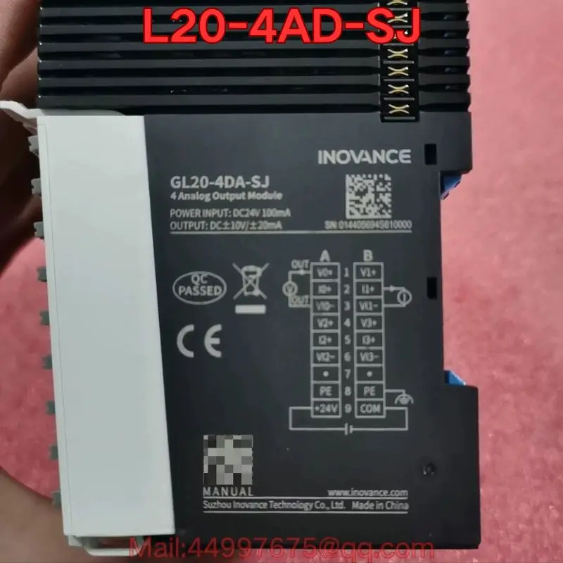 Second-hand L20-4AD-SJ PLC module functional test is normal Latest prices for August 2026