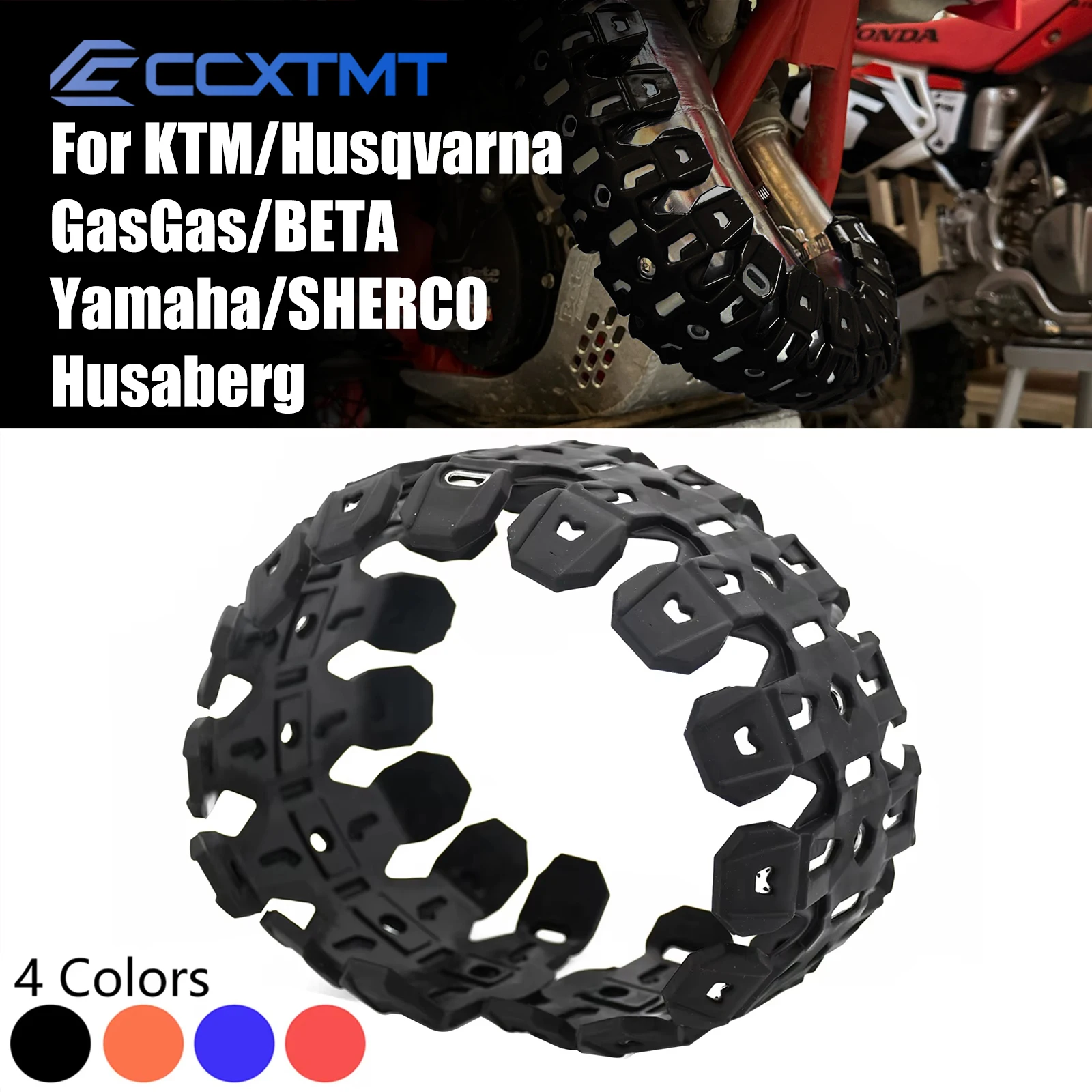 60CM Exhaust Heat Shield Muffler Protector For KTM SX XC XCW XC-W TPI Six Days 125 250 300 For BETA RR 2T 250 300 2012-2022 2023