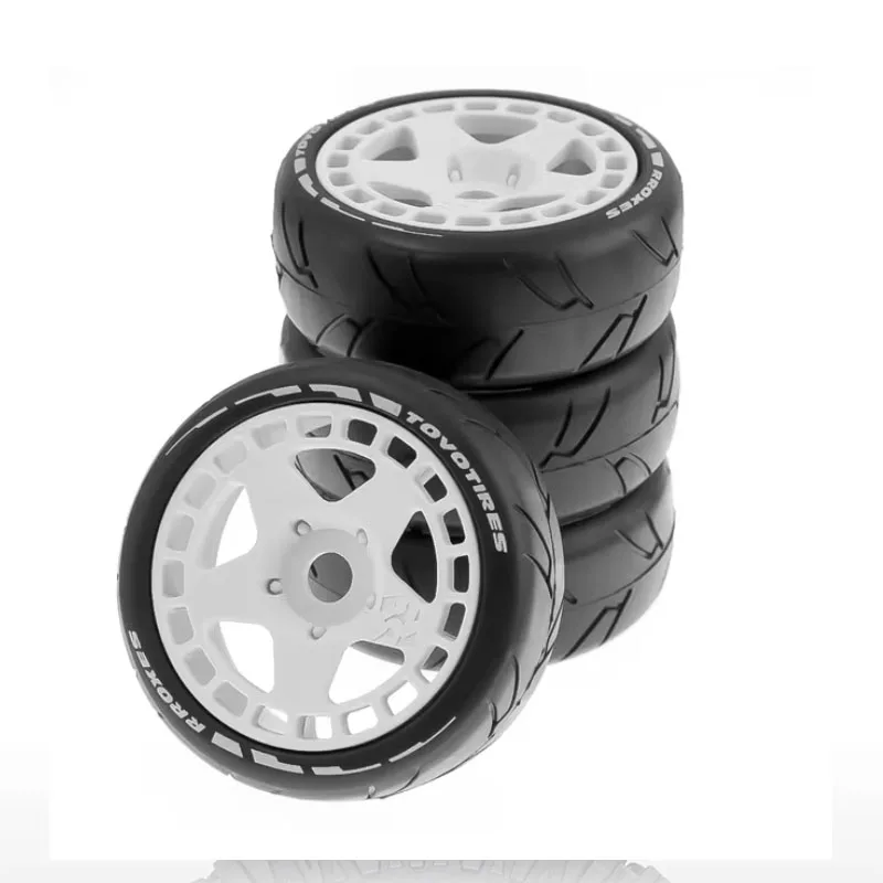 

4 pcs 1/8 RC remote control flat running rally electric room tires 17mm for X3GT KM ARRMA 1/7 ZD SN Team C HSP 01