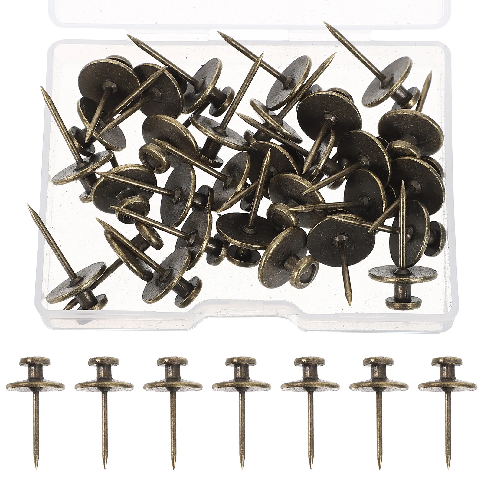 30Pcs Love Heart Thumb Tacks for Wall Cork Board Push Pin Picture Hangers Decorative Hanging Hooks Zinc Alloy Bulletin Board