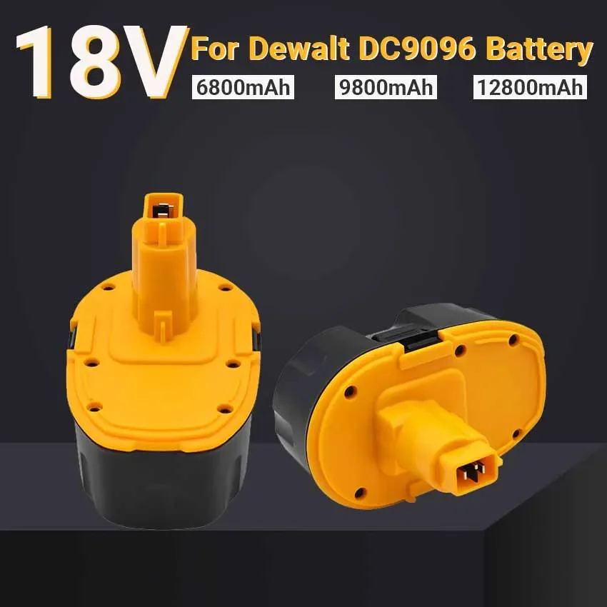 

Никель-металлогидридный Электроинструмент DC9096 18 в 12800 мАч для Dewalt DC9096 DE9039 DE9095 DW9098 DE9503 DW9096, сменная батарея