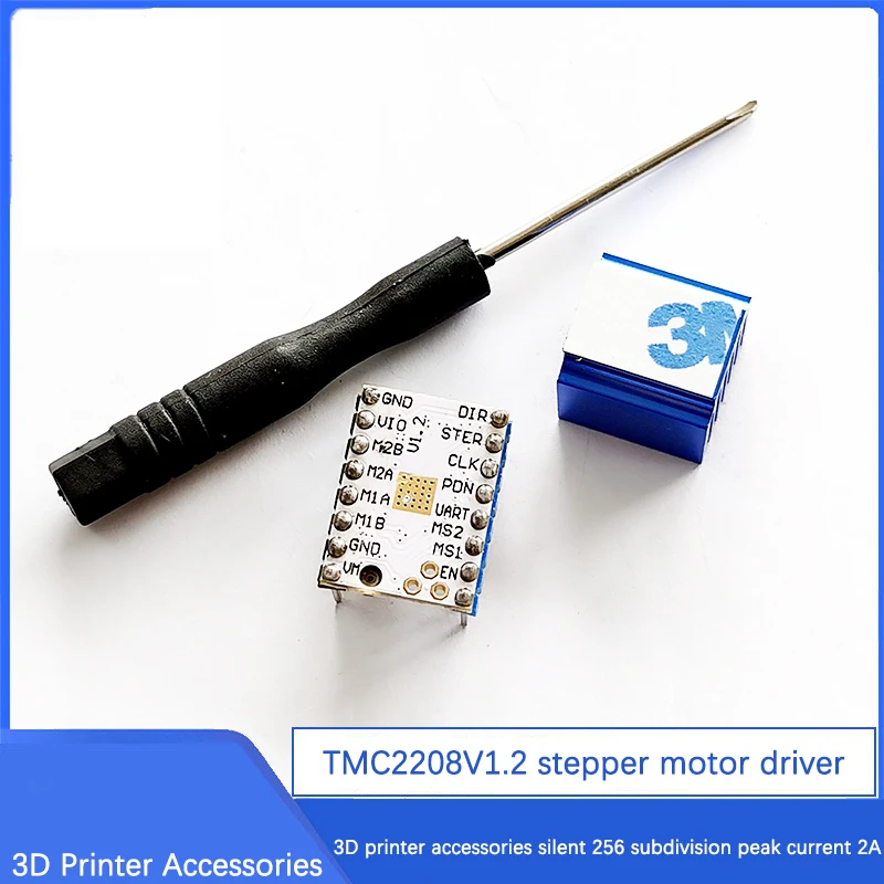 3D printer accessories TMC2208V1.2 stepper motor drive silent 256 subdivision peak current 2A