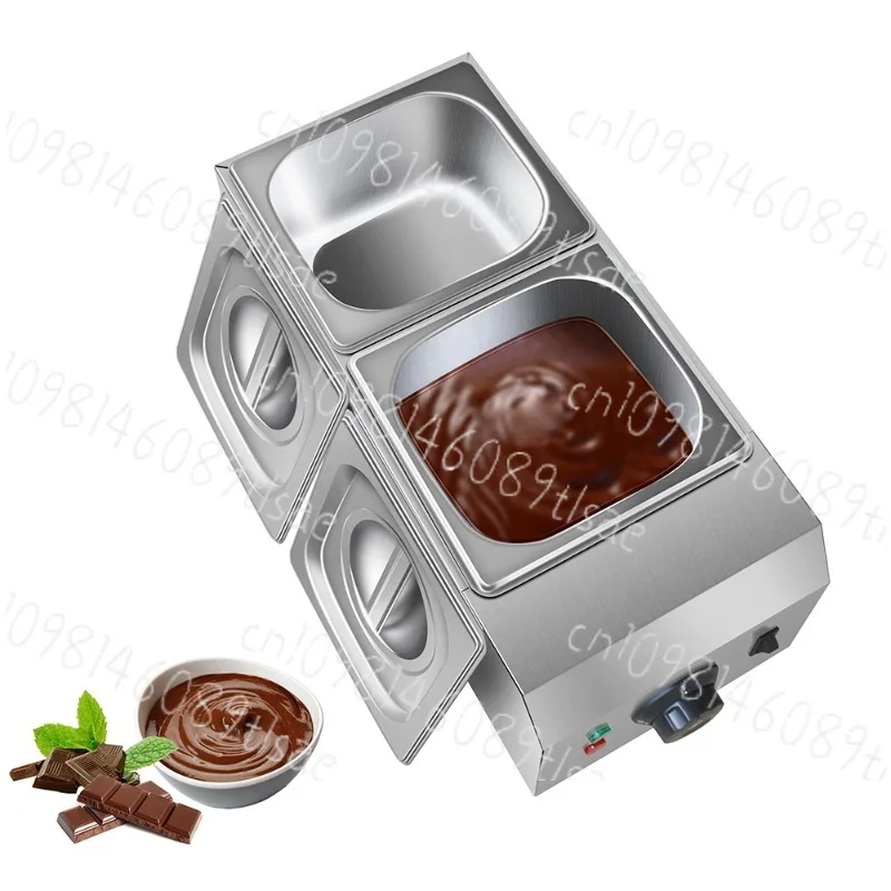 

220V Chocolate Melting Furnace Stainless Steel Multi-Function Household Constant Temperature Melter for Home Use
