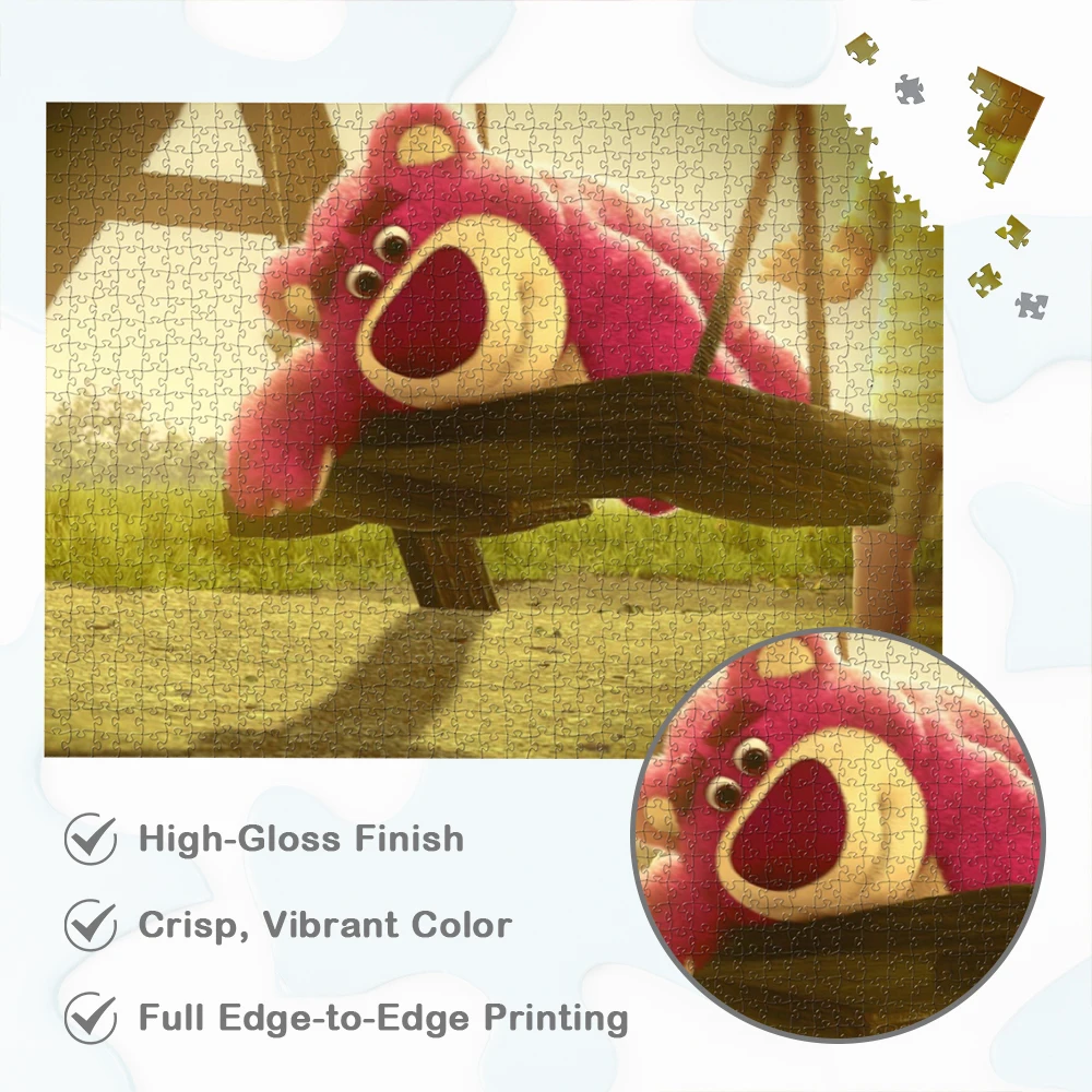 Lotso Oscillazione con corde Puzzle Toy Story Personaggi dei cartoni animati Puzzle per adulti di grandi dimensioni Apprendimento Educazione Divertimento Gioco per famiglie Regalo