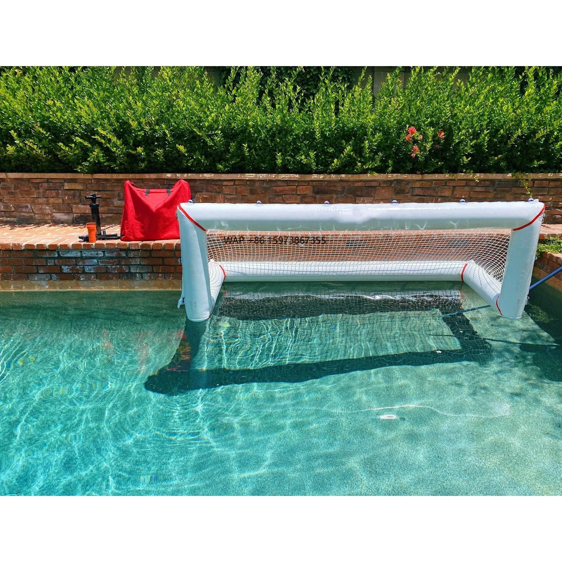 

Custom Portable Sports Floating Inflatable Water Polo Goals For Sale