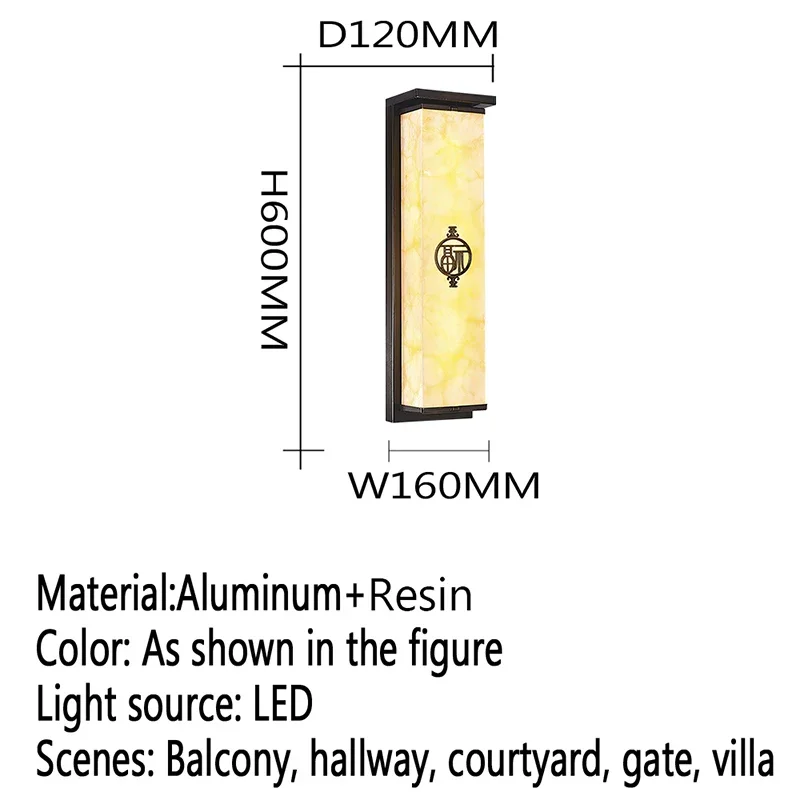 SAMAN-Lámparas LED de pared para exteriores, modernas, eléctricas, sencillas, impermeables, para balcón, pasillo, patio, Villa, puerta, Hotel