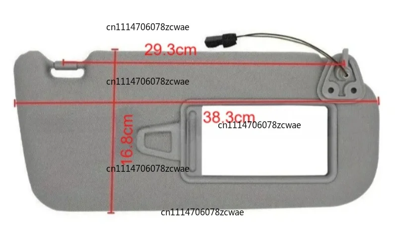 for Hyundai Elantra 2007 2008 2009-2010 Interior Sun Visor Replace 852012H0208M Gray Beige Sun Visor Left Right Wired Wireless