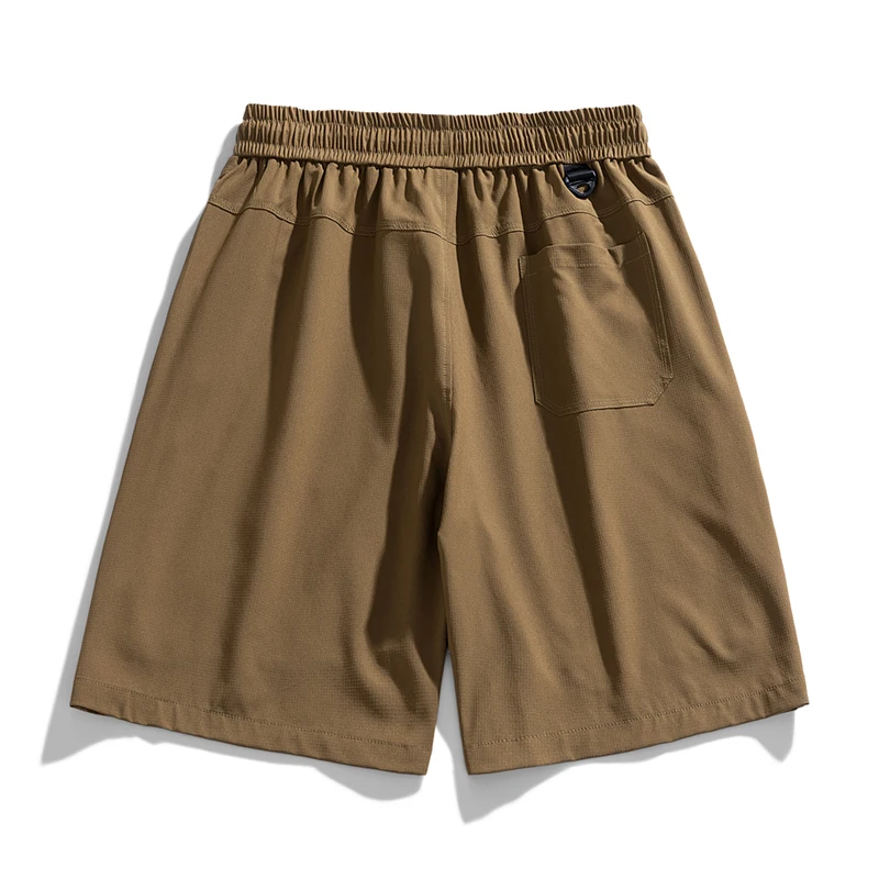 New Men'S Fashion Trend Casual Loose Work Shorts Youth Student Summer Comfortable Versatile Thin Sports 5-Point Trousers