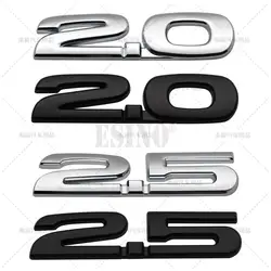 Neue Auto Styling 3D 2,0 2,5 Skyactive Metall Chrome Zink-legierung Emblem Auto Körper Abzeichen Aufkleber für Mazda 3 CX-3 CX-5 RX-8 RX-5