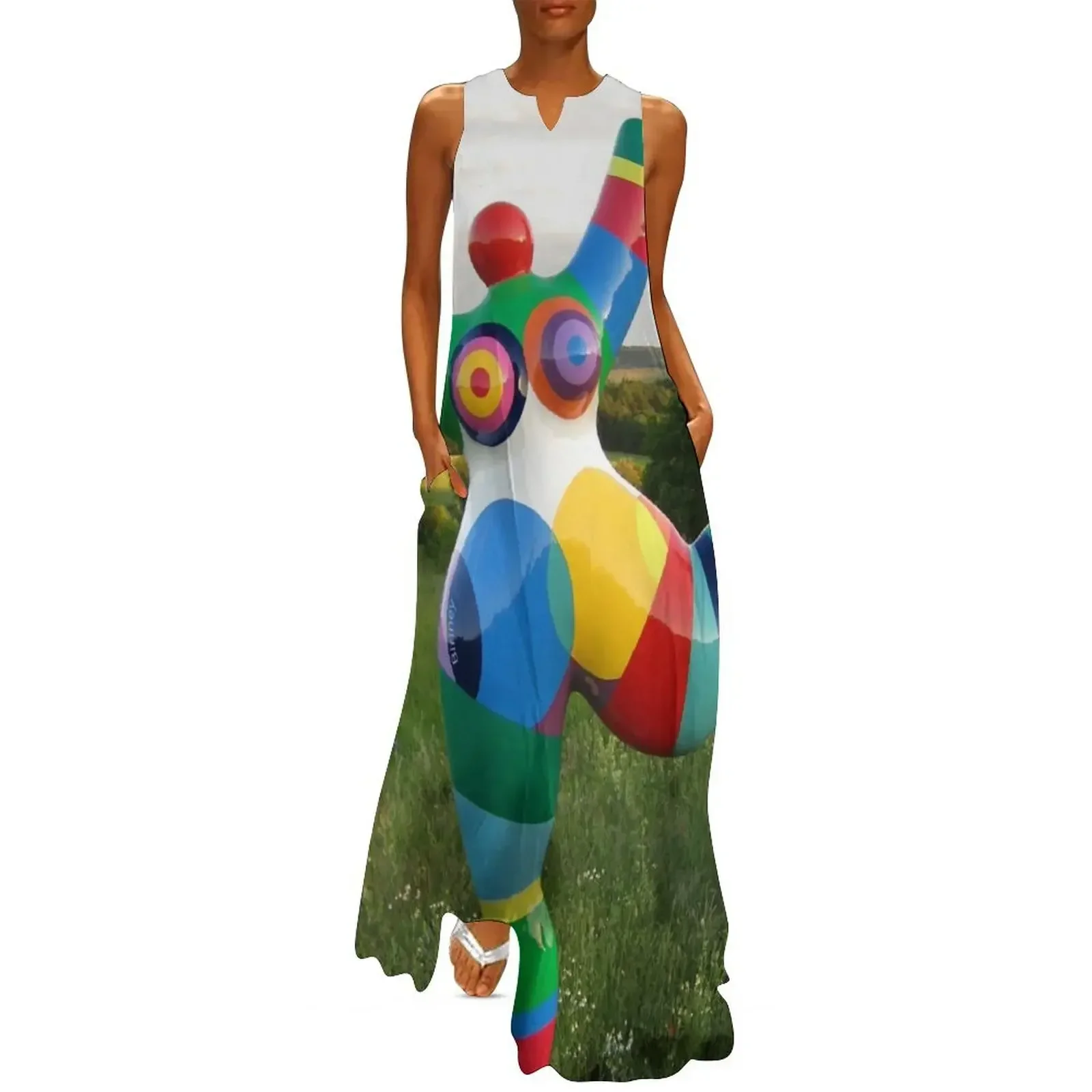 

Biriney Nana - tribute to Niki de Saint Phalle Long Dress Long dresses evening dresses ladies Dress