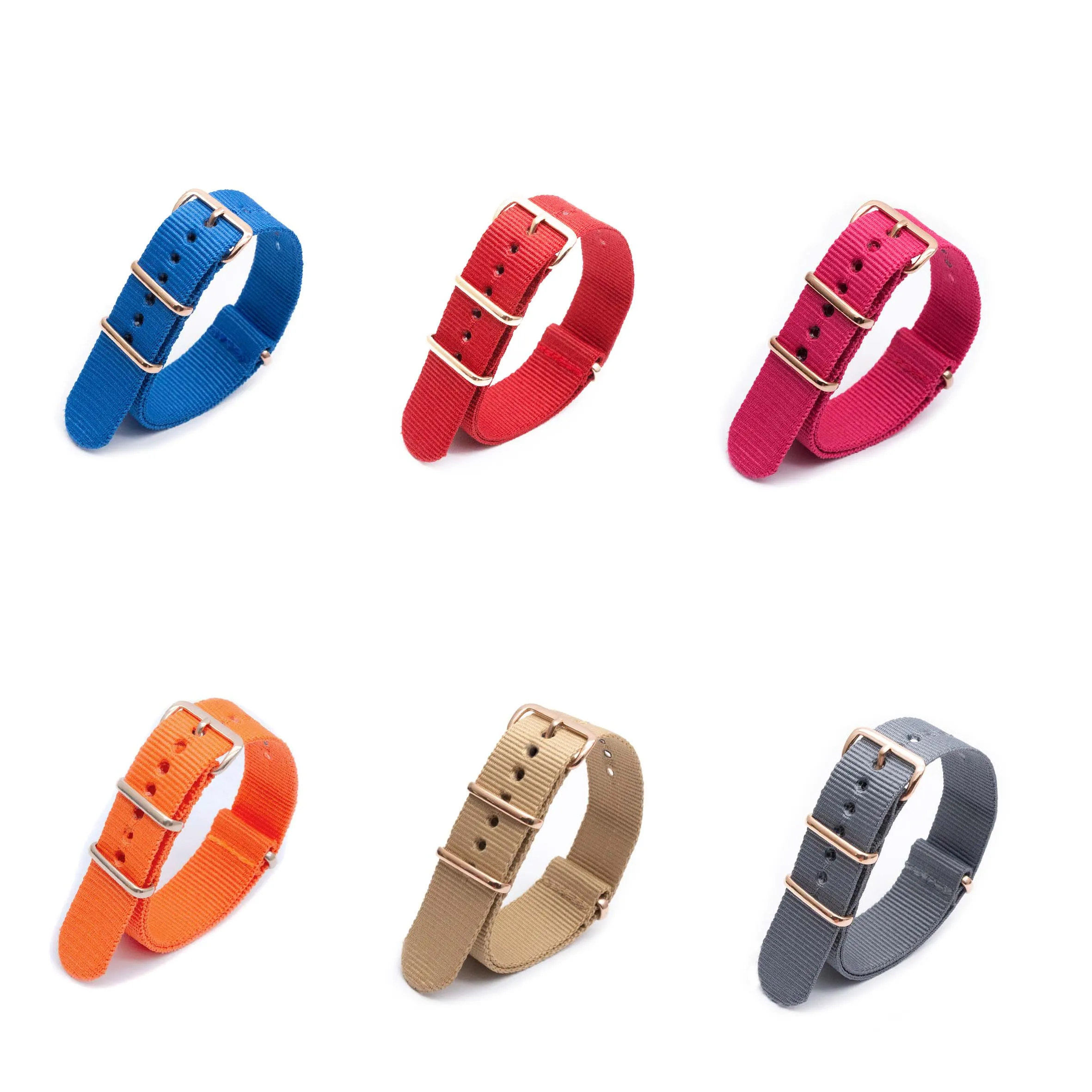 عالية الجودة ارتفع الذهب حزام ساعة نيلون ل سواتش الرياضة سوار معدني للطي مشبك معصمه ملحق 18 مللي متر 20 مللي متر 22 مللي متر 24 مللي متر