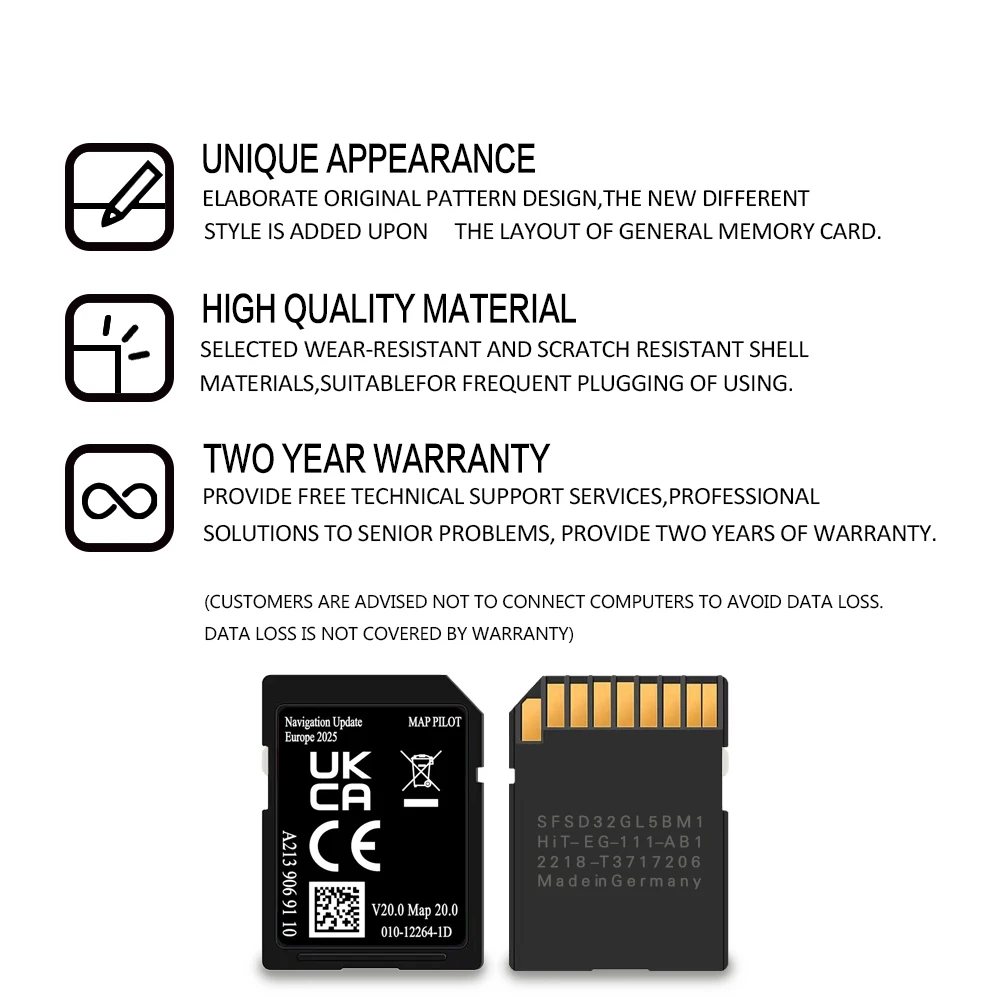 2022 V19, 메르세데스 GLC C E V X-CLASS Garmin 맵, Sat Nav SD 카드, A2139068510 NTG5 풀 버전, 신제품