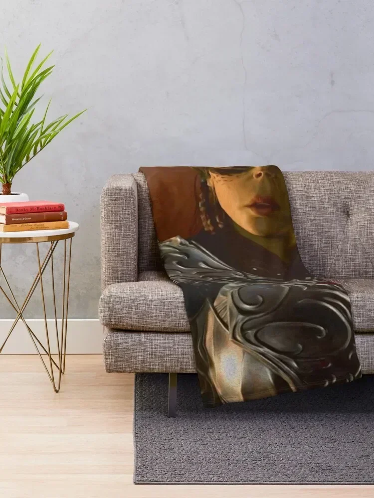 Lae'zel Githyanki Fighter Adventurer close up Throw Blanket Warm For Sofa Thin Giant Sofa Summer Beddings Blankets